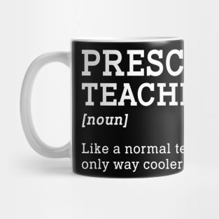 Preschool Teacher Back To School Gift Idea Mug